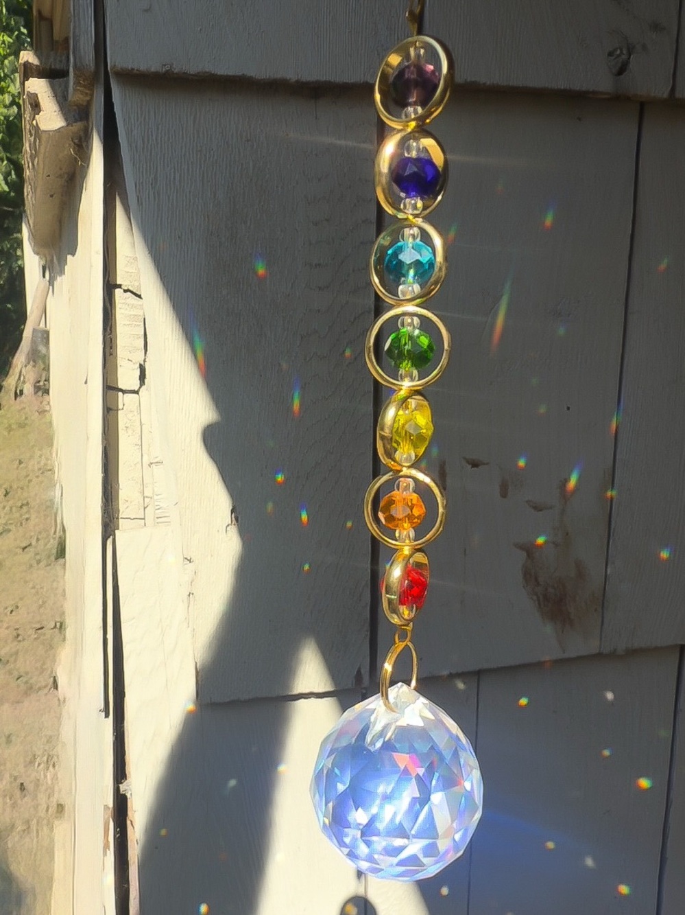 Rainbow Crystal Suncatcher Prism Hanging Window Decor